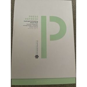 Zitsticka Press Refresh Hydrogel Exfoliating Sheet Mask 5 x 1.05 oz Exp 05/2023